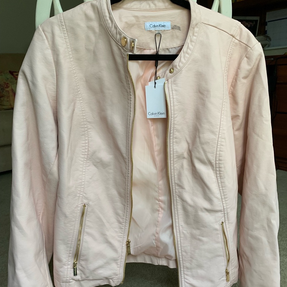 Calvin Klein leather jacket